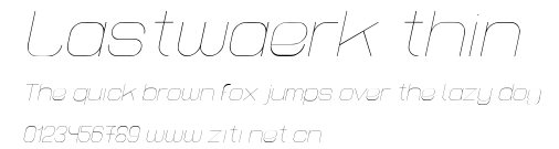 Lastwaerk thin.ttf字體轉換器圖片
