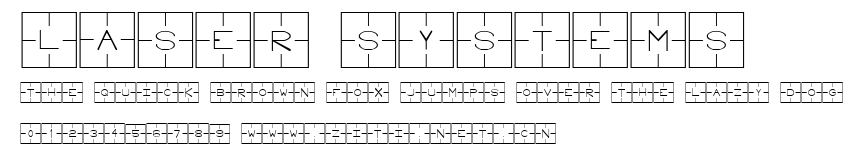 Laser Systems.ttf字體轉換器圖片