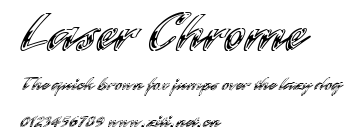Laser Chrome.ttf字體轉換器圖片
