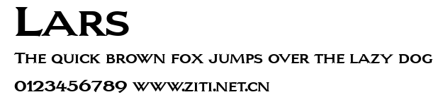 Lars.ttf字體轉換器圖片