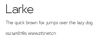 Larke.ttf字體轉換器圖片
