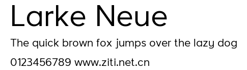 Larke Neue.ttf字體轉換器圖片
