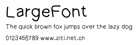 LargeFont.ttf字體轉換器圖片
