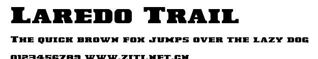 Laredo Trail.ttf字體轉換器圖片