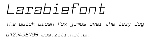 Larabiefont.ttf字體轉換器圖片