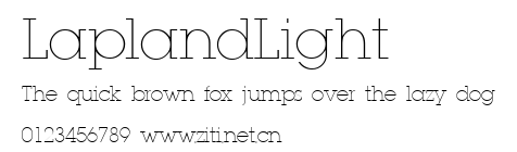 LaplandLight.ttf字體轉換器圖片