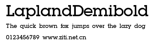 LaplandDemibold.ttf字體轉換器圖片