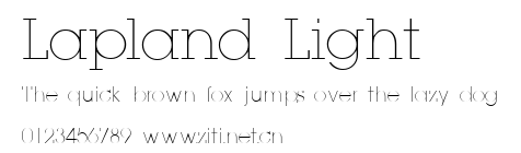 Lapland Light.ttf字體轉換器圖片