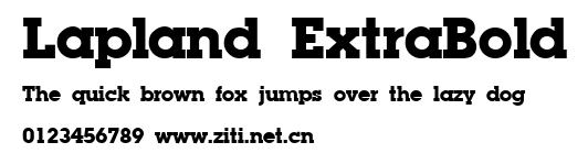 Lapland ExtraBold.ttf字體轉換器圖片