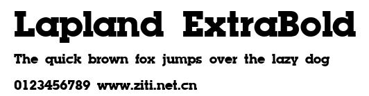 Lapland ExtraBold.ttf字體轉換器圖片