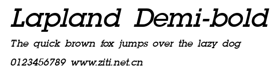 Lapland Demi-bold.ttf字體轉換器圖片