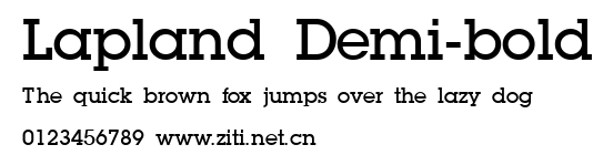 Lapland Demi-bold.ttf字體轉換器圖片