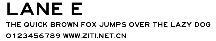 Lane E.ttf字體轉換器圖片