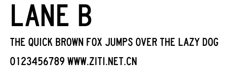 Lane B.ttf字體轉換器圖片