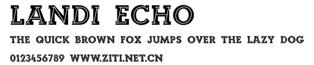 Landi_Echo.otf字體轉換器圖片