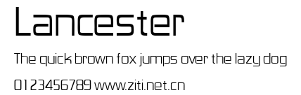 Lancester.ttf字體轉換器圖片