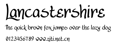 Lancastershire.ttf字體轉換器圖片