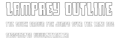 Lamprey Outline.ttf字體轉換器圖片