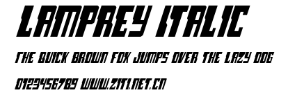 Lamprey Italic.ttf字體轉換器圖片