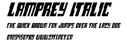 Lamprey Italic.ttf字體轉換器圖片