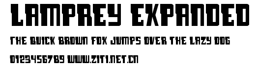 Lamprey Expanded.ttf字體轉換器圖片