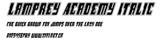 Lamprey Academy Italic.ttf字體轉換器圖片