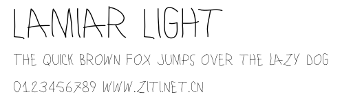 Lamiar Light.otf字體轉換器圖片