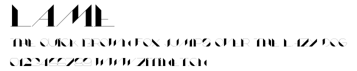 Lame.ttf字體轉換器圖片