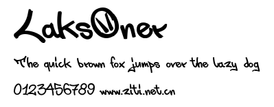 LaksOner.ttf字體轉換器圖片