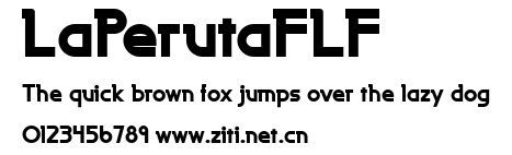 LaPerutaFLF.ttf字體轉換器圖片