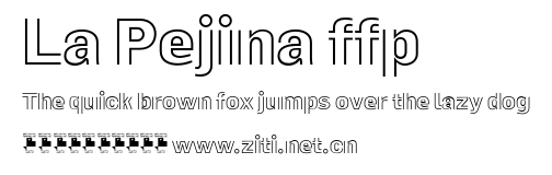 La Pejina ffp.otf字體轉換器圖片