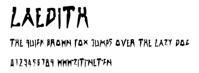 LaEdith.ttf字體轉換器圖片