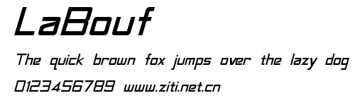 LaBouf.ttf字體轉換器圖片
