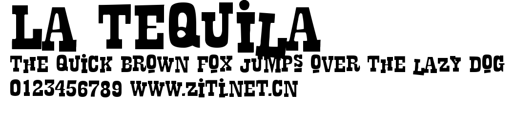 La Tequila.ttf字體轉換器圖片
