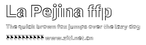 La Pejina ffp.ttf字體轉換器圖片