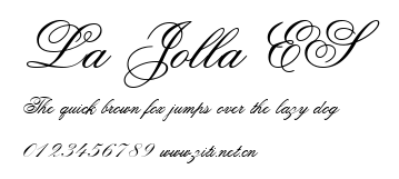 La Jolla ES.ttf字體轉換器圖片