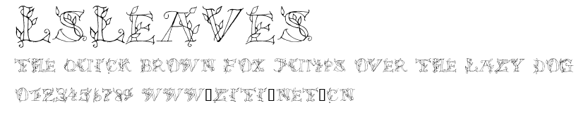 LSLeaves.ttf字體轉換器圖片