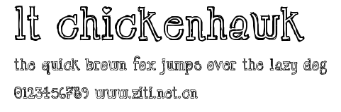 LT Chickenhawk.ttf字體轉換器圖片