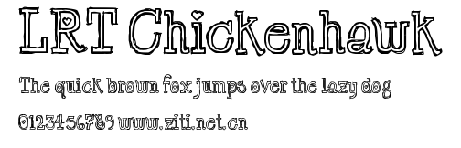 LRT Chickenhawk.ttf字體轉換器圖片