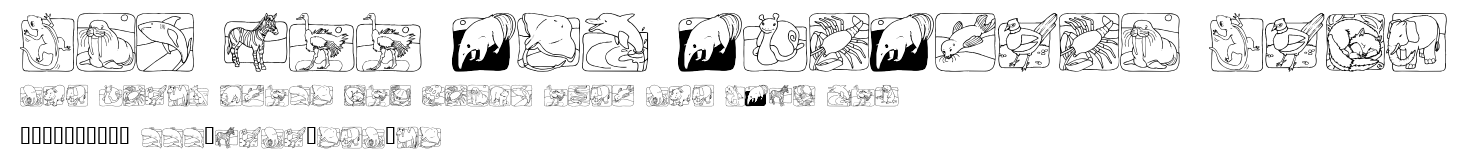 LMS Zoo and Aquarium Life.ttf字體轉換器圖片