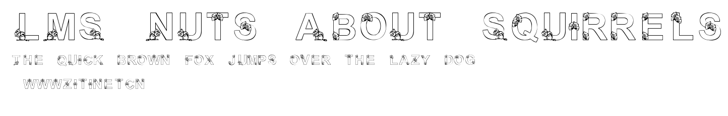 LMS Nuts About Squirrels.ttf字體轉換器圖片