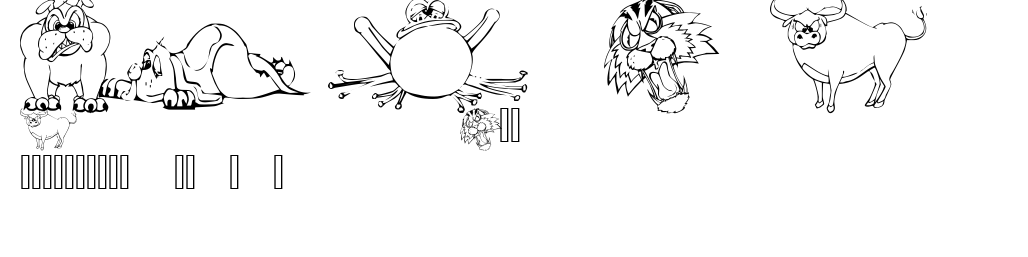 LM Animal Toons.ttf字體轉換器圖片