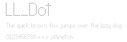 LL_Dot.ttf字體轉換器圖片