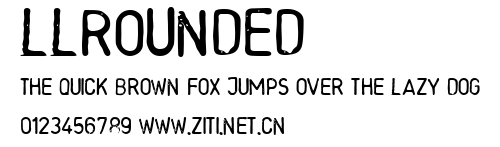 LLRounded.ttf字體轉換器圖片
