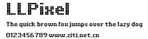 LLPixel.ttf字體轉換器圖片