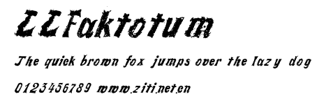 LLFaktotum.ttf字體轉換器圖片