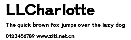 LLCharlotte.ttf字體轉換器圖片