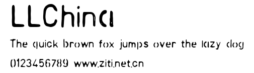 LLChina.ttf字體轉換器圖片
