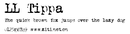 LL Tippa.ttf字體轉換器圖片