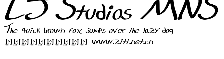 LJ Studios MNS.ttf字體轉換器圖片